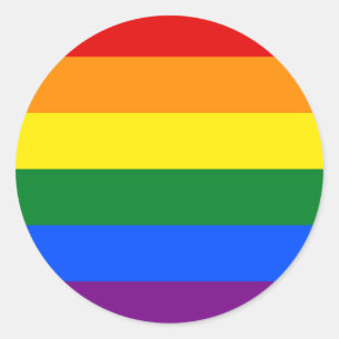 Adesivo Sinalizador Orgulho gay do arco-íris LGBT