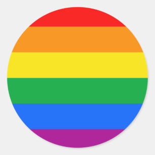 Adesivo Sinalizador Orgulho gay tradicional