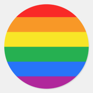 Adesivo Sinalizador Orgulho gay tradicional