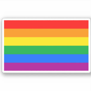 Adesivo Sinalizador Orgulho gay tradicional