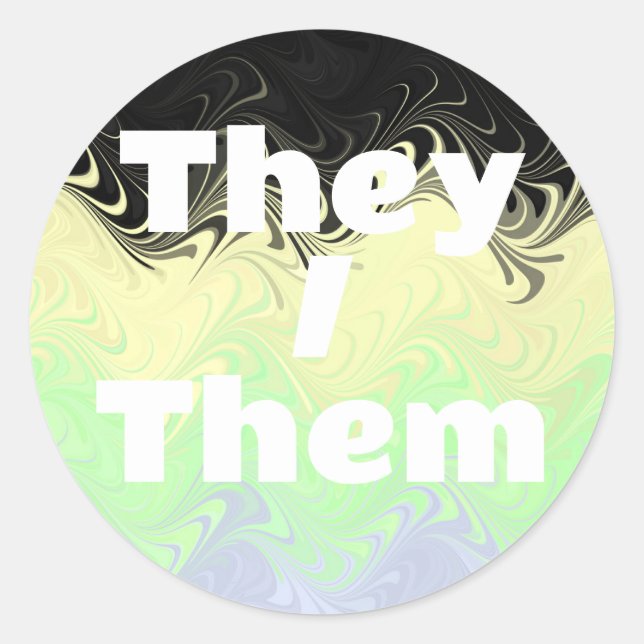 Adesivo Sinalizador Personalizável do Orgulho Cassgender G (Frente)