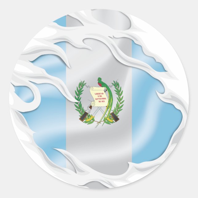 Adesivo Sinalizador Ripado da Guatemala (Frente)