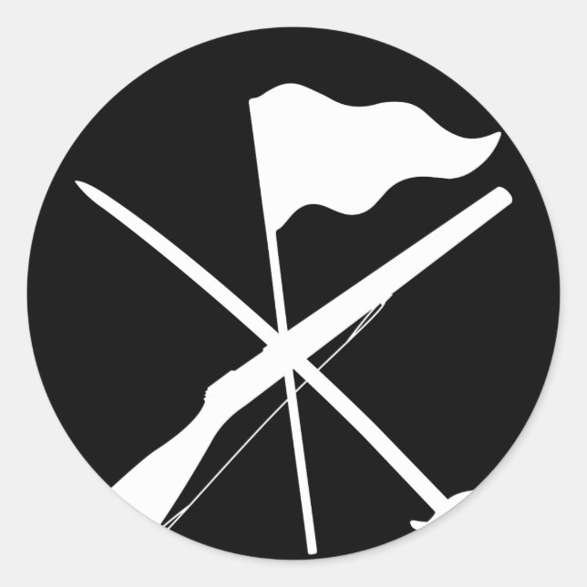 Adesivo Sinalizador Saber do Rifle do Equipamento de Guard (Frente)