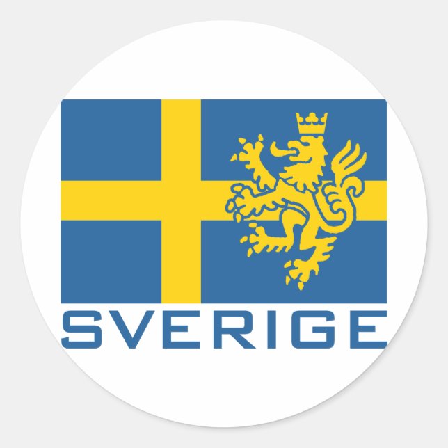 Adesivo Sinalizador Sverige (Frente)