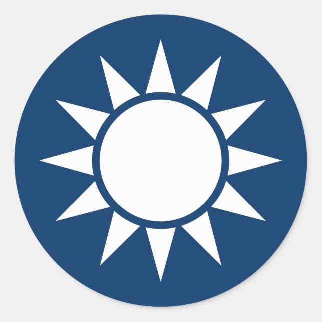 Adesivo Sinalizador Taiwan "Clássico" (Frente)