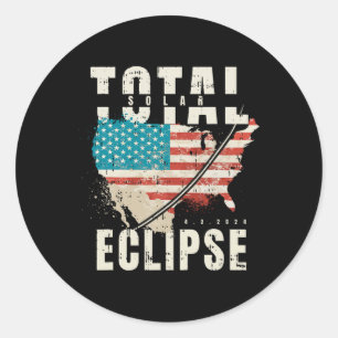 Adesivo Sinalizador Total Eclipse Solar Abril 8 2024 Total