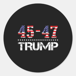Adesivo Sinalizador Trump 2024 (em Byck) Pegue o América C
