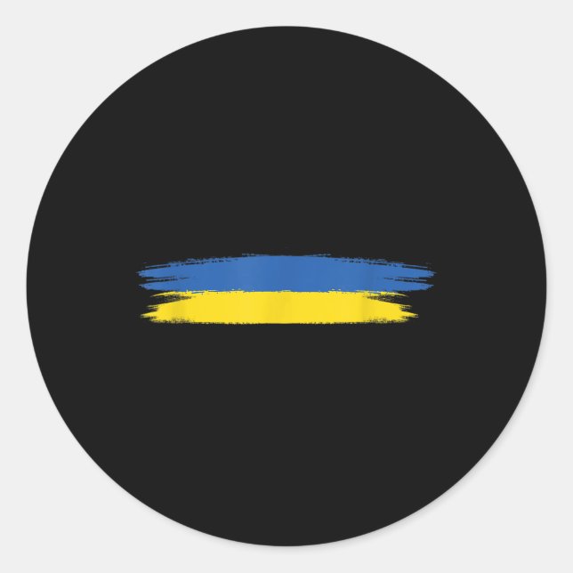 Adesivo Sinalizador Ucrânia com Cores Azul e Amarelo _ Sem (Frente)
