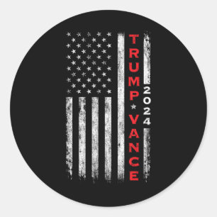 Adesivo Sinalizador Vertical Subjugado do Trump Vance 2024