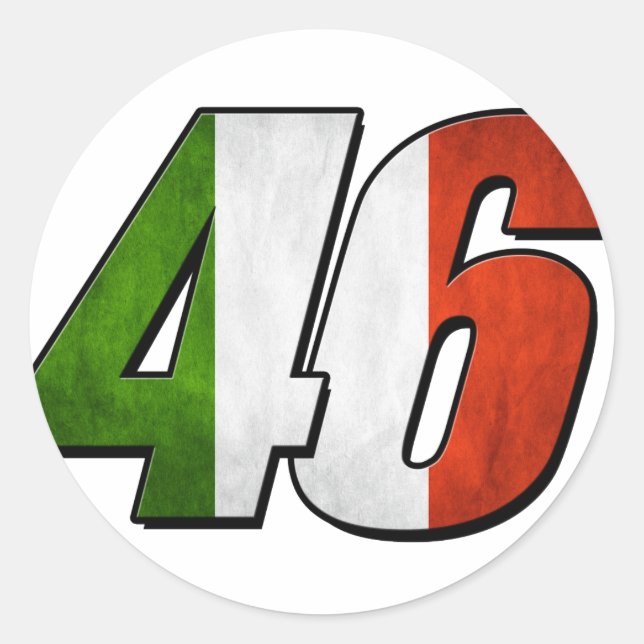 Adesivo Sinalizador VR46 (Frente)