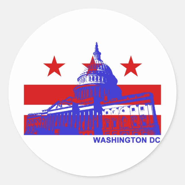 Adesivo Sinalizador Washington DC (Frente)