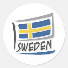 Adesivo Sinalizador X do Orgulho de suecia