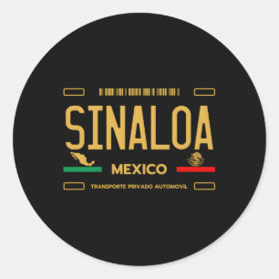 Adesivo Sinaloa México Licença Plate Aestética Sinaloa