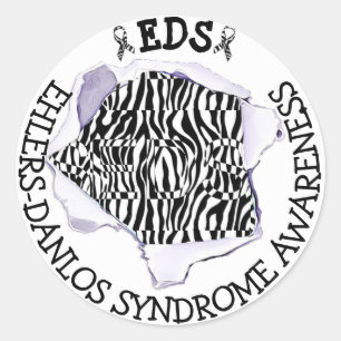 Adesivo Sindroma EDS Ehlers-Danlos Sensibilização para o a