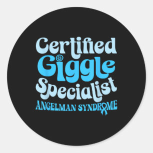 Adesivo Síndrome de Angelman, Pequeno, Preto