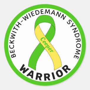 Adesivo Síndrome de Beckwith-Wiedemann Branca do Guerreiro