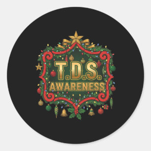 Adesivo Síndrome de Desarranjo de Trump Tds Engraçado Apoi