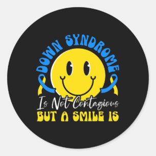 Adesivo Síndrome de Down Consciência Extra Cromossoma Tris