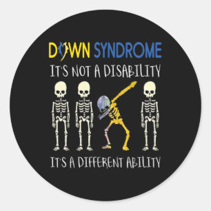 Adesivo Síndrome de Down É Uma Capacidade Diferente Engraç