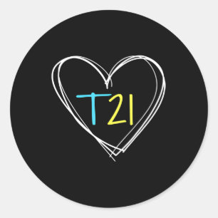 Adesivo Síndrome de Down T21 Sensibilização para Mulheres 