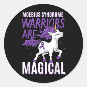 Adesivo Síndrome de Moebius Guerreiro Unicorn Mobius Par F