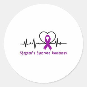 Adesivo Síndrome de Sjogrens Sensibilização Pulsação Roxo