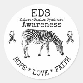 Adesivo Síndrome de Zebra Ehlers-Danlos - EDS Sticker