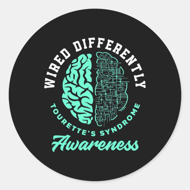 Adesivo Síndrome Tourette Diferente (Frente)