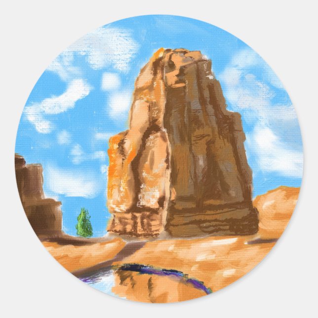 Adesivo Sinfonia de Canyon: Um Ode Vibrante ao Grande (Frente)