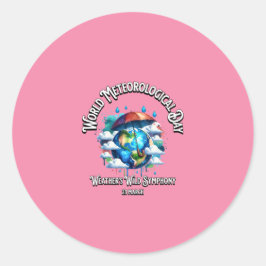 Adesivo Sinfonia Selvagem. Dia Mundial da Meteorologia.