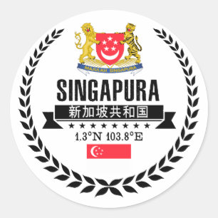 Adesivo Singapura