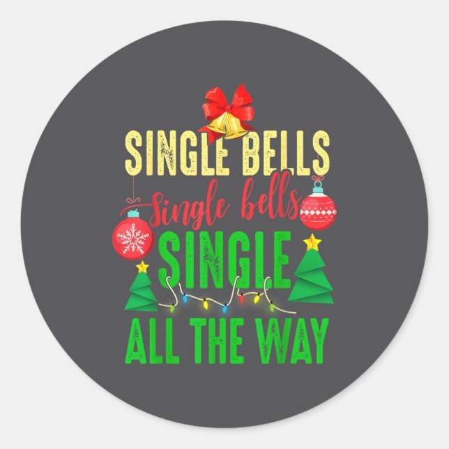 Adesivo Single Bells Single All The Ways Funny Christmas S (Frente)