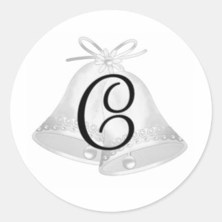 Adesivo Sinos De Casamento Monogramados