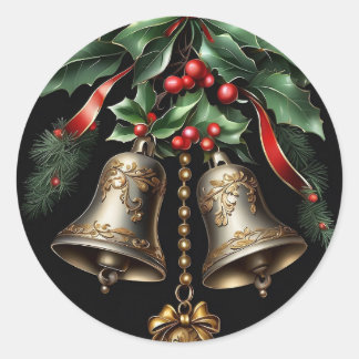 Adesivo Sinos de Jingle Vintage