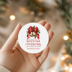 Adesivo Sinos de Natal e Decoração de Azevinho