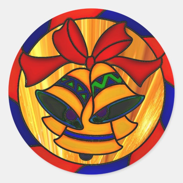 Adesivo Sinos de Natal e fita (Frente)