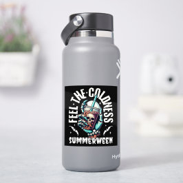 Adesivo Sinta a Frieza do Summerween Skull Iced Bubble Tea
