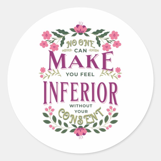 Adesivo Sinta-se inferior, Eleanor Roosevelt, direitos das (Frente)