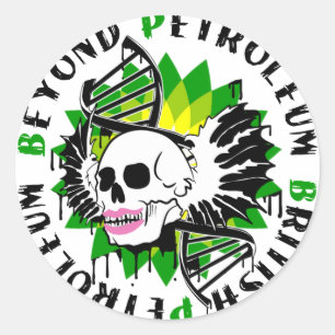 Adesivo síntia da peste azul-do-petróleo britânico