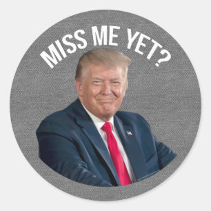 Adesivo Sinto Falta De Mim, Ainda Que Engraçado Donald Tr