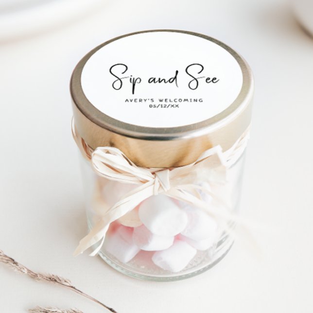 Adesivo Sip Neutro Moderno Simples E Veja O Favor (Criador carregado)