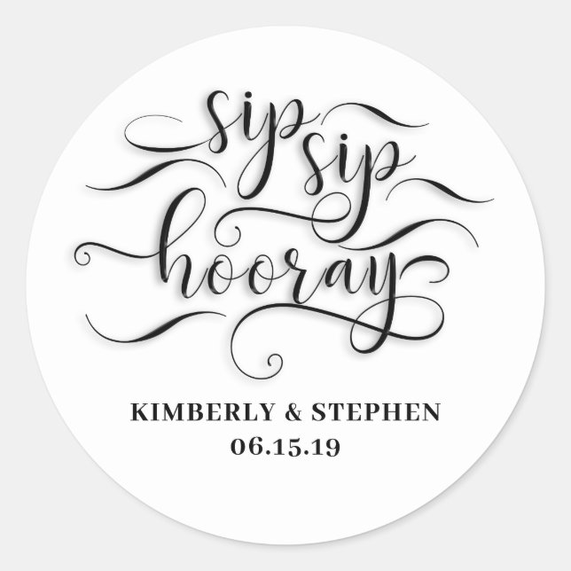Adesivo Sip Sip Hurra (Frente)