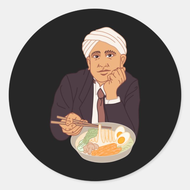 Adesivo Sir Raman Ramens Sticker (Frente)
