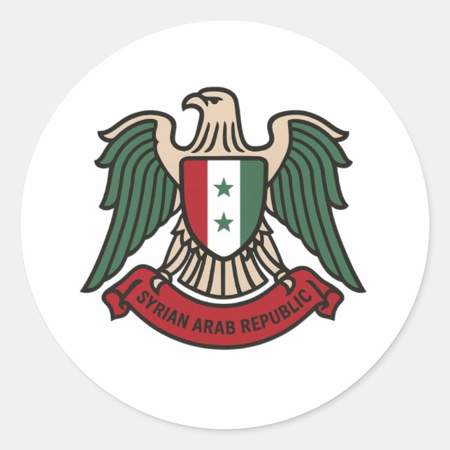 Adesivo Síria Livre Eagle Classic (Frente)