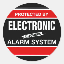 Adesivo Sistema de alarme eletrônico