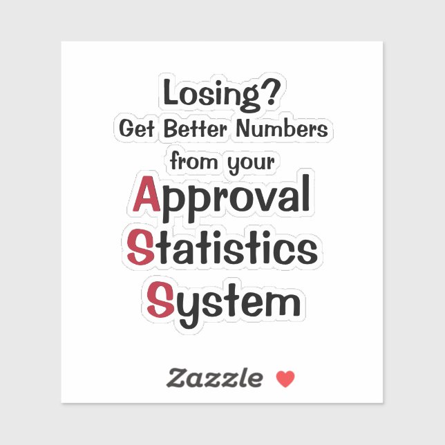 Adesivo Sistema de Estatísticas de Aprovação (Folha)