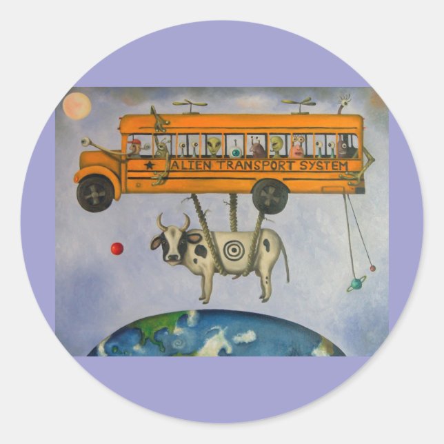 Adesivo Sistema de transporte de alienígenas (Frente)