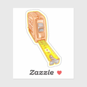 Adesivo Sistema métrico de medida de fita