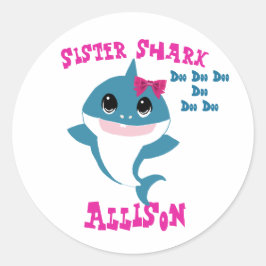 Adesivo Sister Shark Stickers