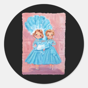 Adesivo Sisters White Christmas Movie 1954 Xmas Snow Pajam